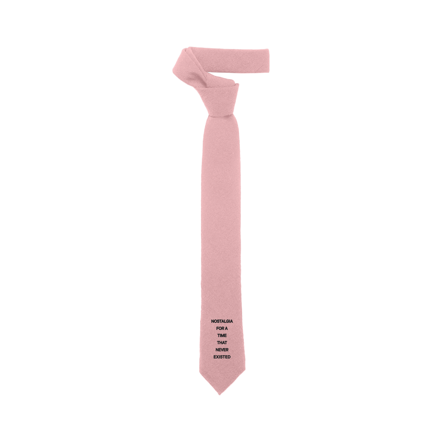 Nostalgia For A Time That Never Existed Pink Tie