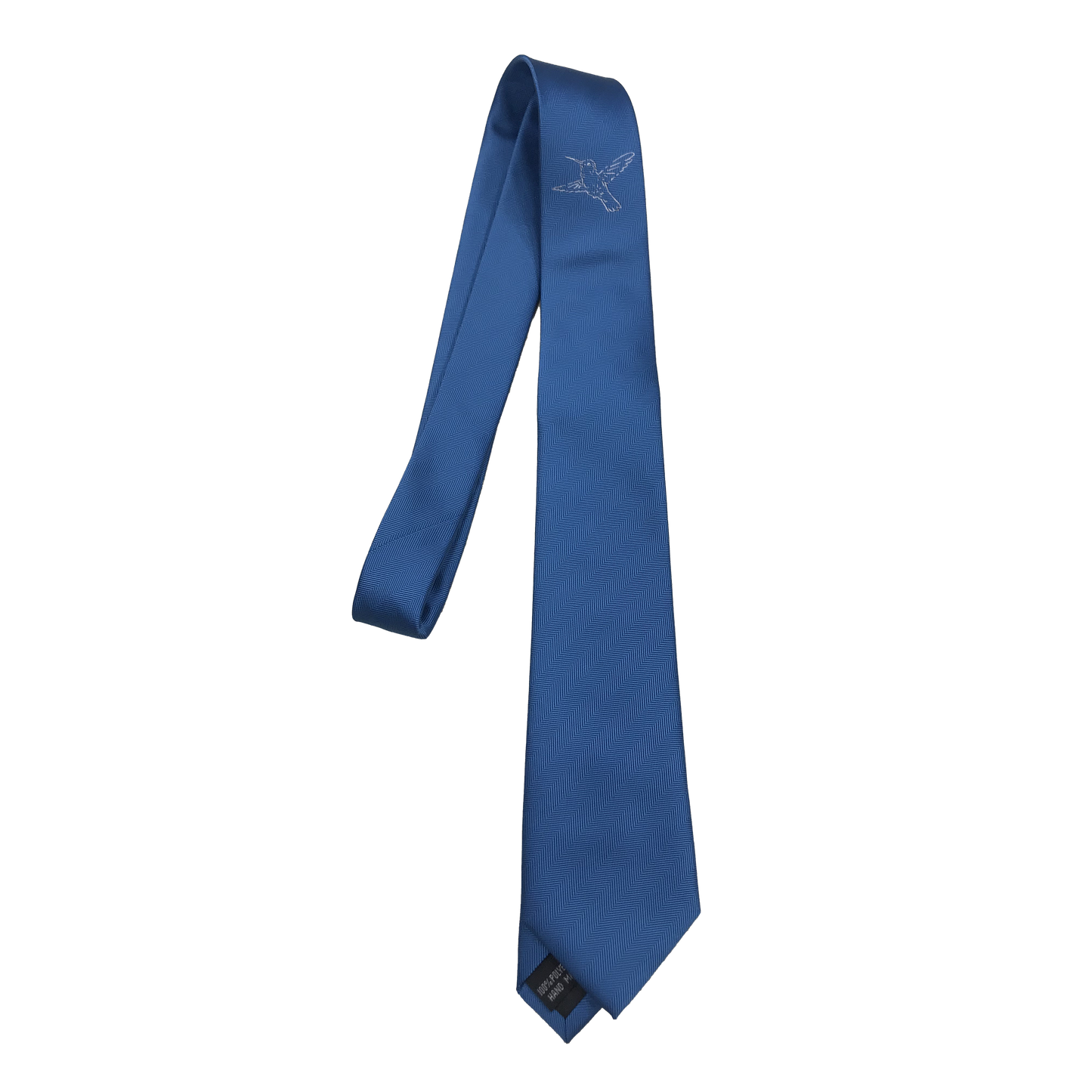 Hummingbird Blue Tie