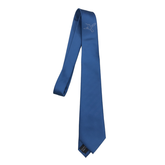 Hummingbird Blue Tie