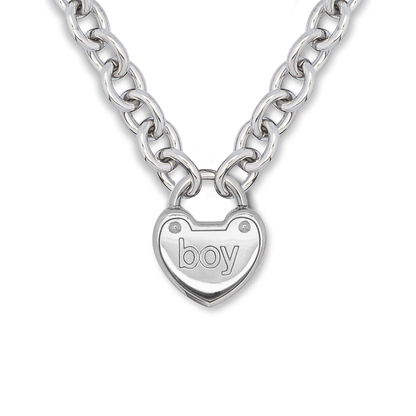 Limited Edition boy Heart Necklace