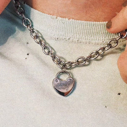 Limited Edition boy Heart Necklace