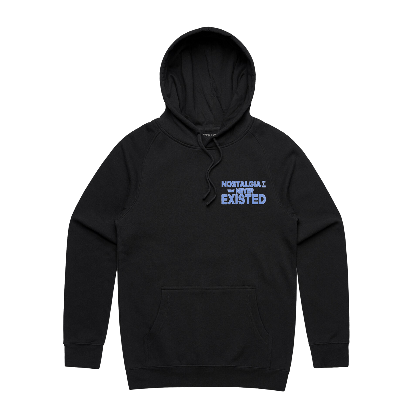Nostalgia For A Time That Never Existed Black Hoodie