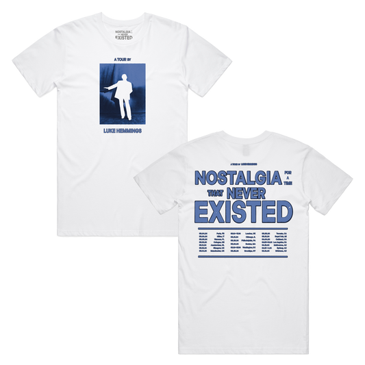 Nostalgia For A Time That Never Existed White Tee
